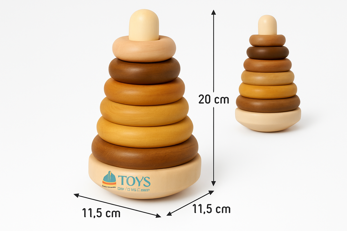 Natural Bouncing Stacking Rings