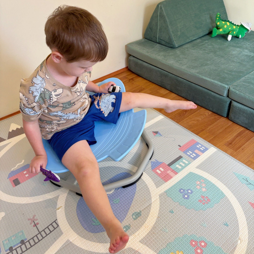 Sensory Spinning Chair - Blue Space Ship