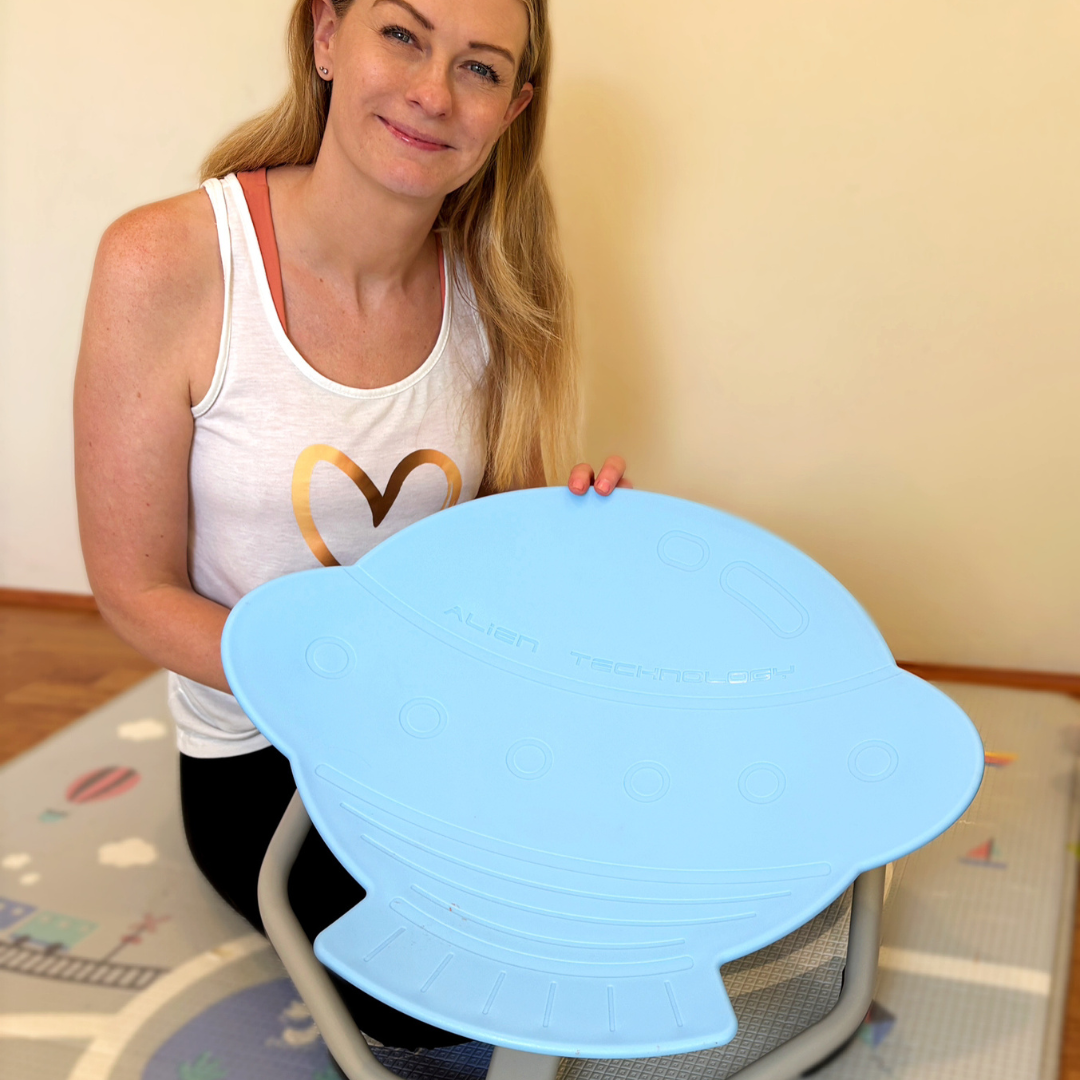 Sensory Spinning Chair - Blue Space Ship
