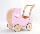 Sweet Doll Pram - Rose Pink & Varnished *Pre order Early October 2026