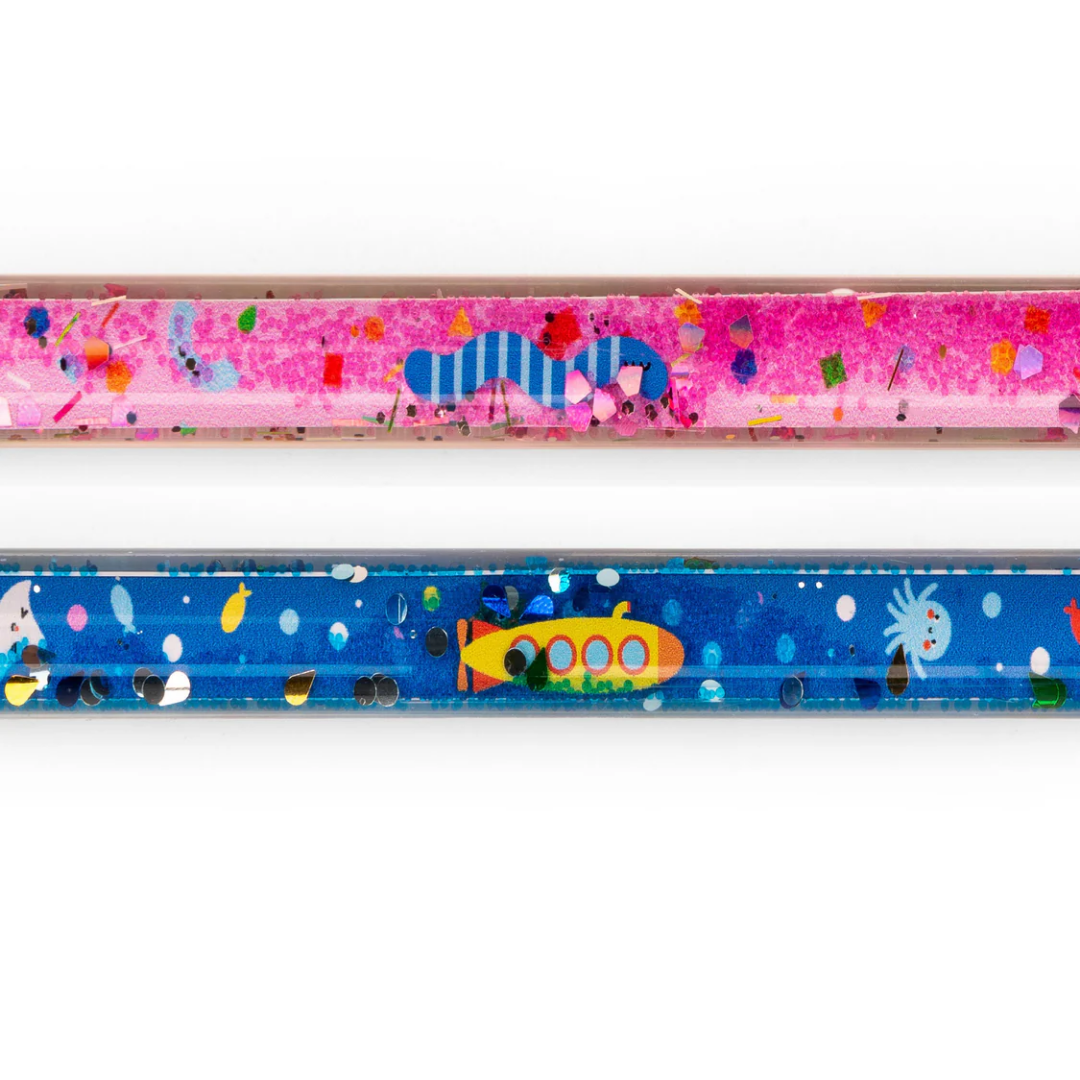 Kidoki Glittery World Wands - 2 Assorted