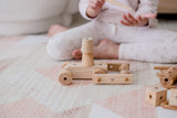 Natural Wood Construction Set