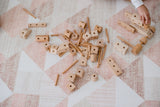 Natural Wood Construction Set