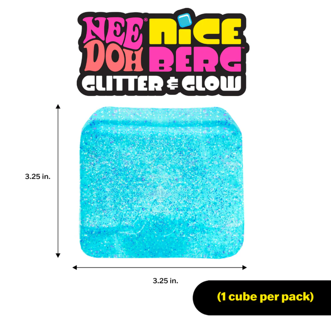 Glitter & Glow Niceberg NeeDoh *Early Jan 2027 PRE ORDER*