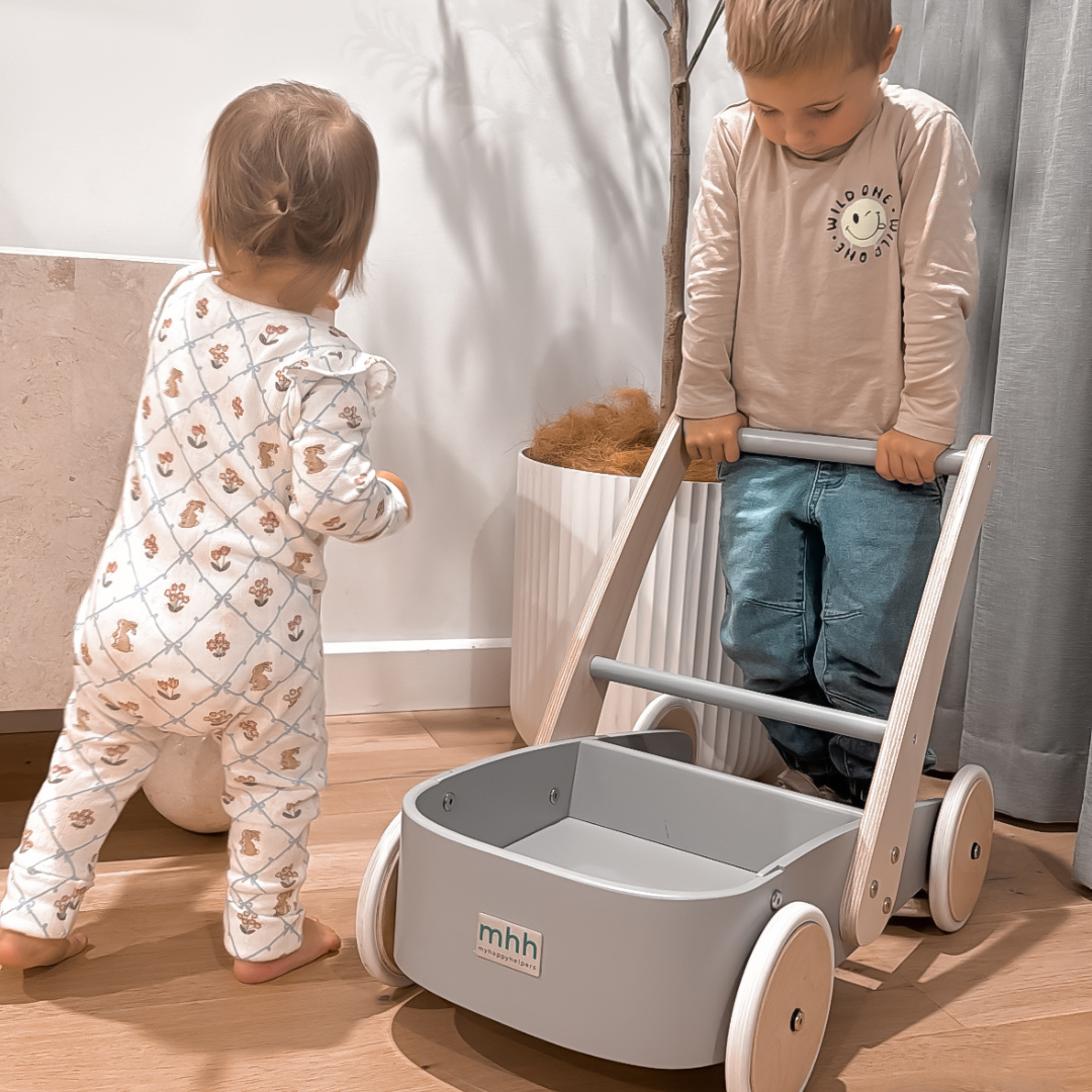Montessori Baby Walker - Cool Grey