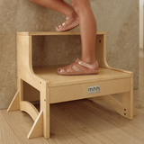 Elevate Step Stool - Varnished Birch