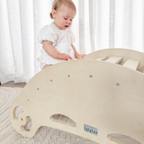 Wooden Boat Rocker & Climber - Unvarnished