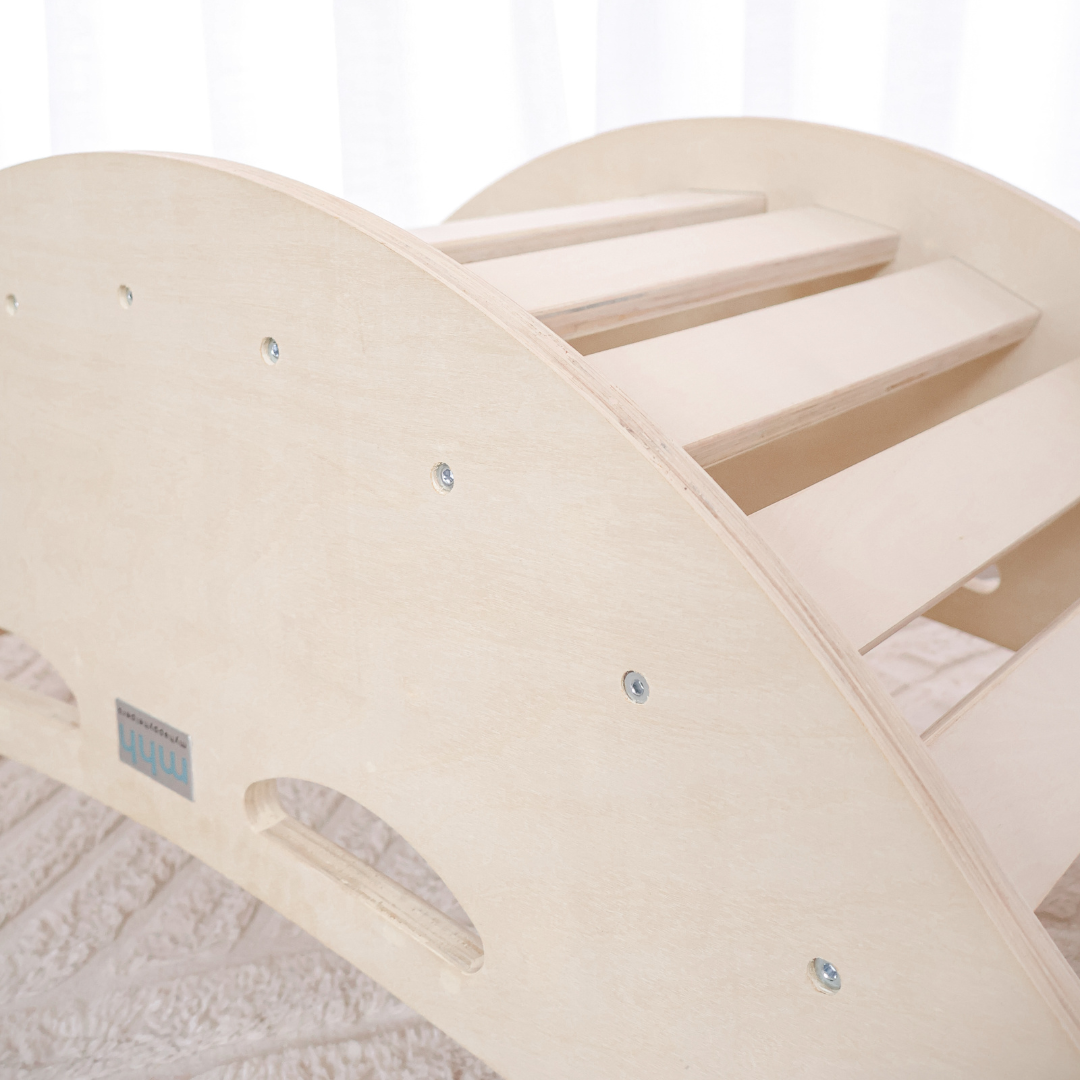 Wooden Boat Rocker & Climber - Unvarnished