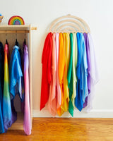 Large Rainbow Playsilk Display