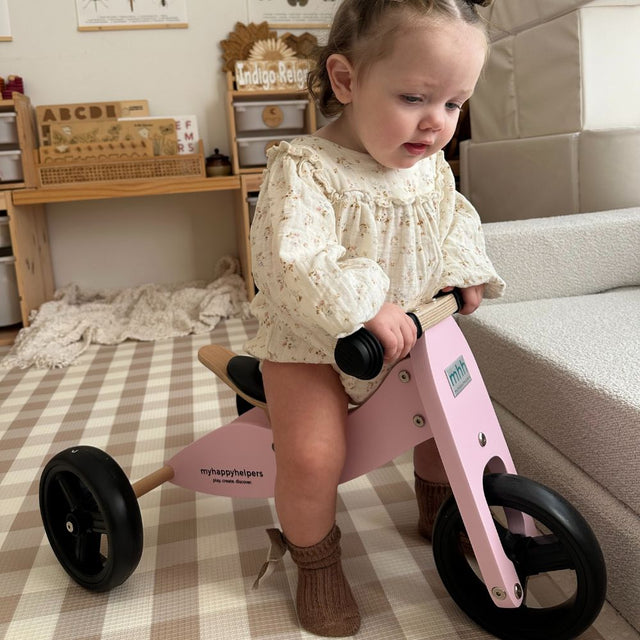 2 in 1 Mini Trike / Balance Bike - Rose