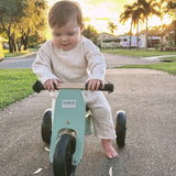 2 in 1 Mini Trike / Balance Bike - Sage Green