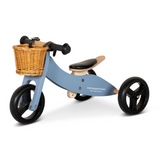 2 in 1 Mini Trike / Balance Bike with Basket - Slate Blue