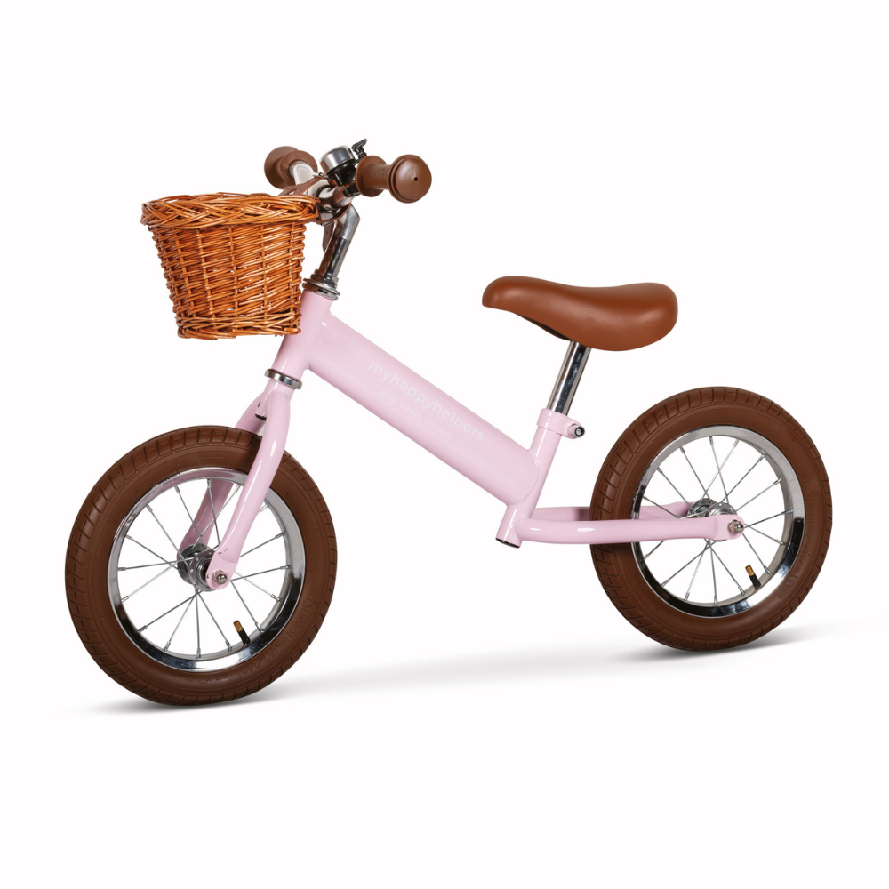 2 in 1 Steel Trike / Balance Bike - Rose Pink