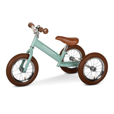 2 in 1 Steel Trike / Balance Bike - Sage Green