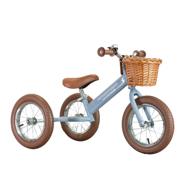 2 in 1 Steel Trike / Balance Bike - Slate Blue