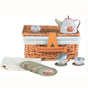 Egmont Tin Tea Set - Forest in a Wicker Basket