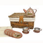 Egmont Tin Tea Set - Fawn in a Wicker Basket