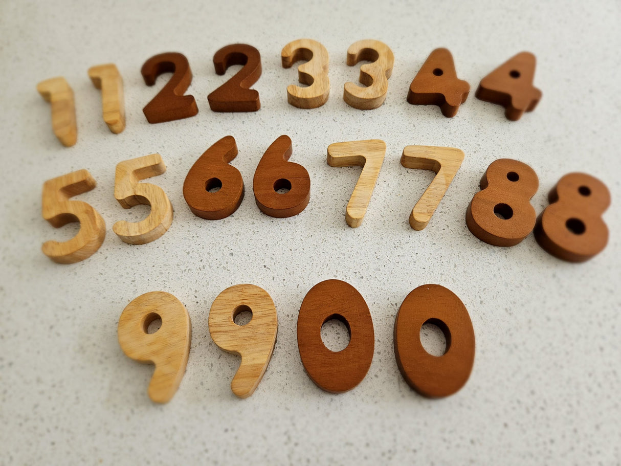 Wooden Number Set - Numeracy for Toddlers