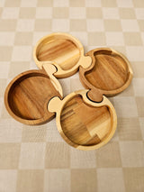 Round Puzzle Trays