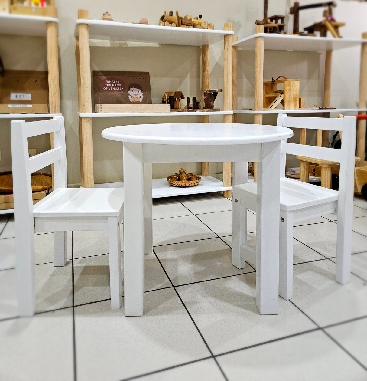 Standard Chair Set of Two - White