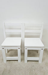 Standard Chair Set of Two - White