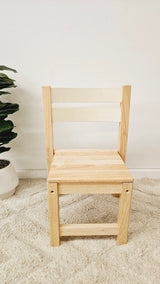 Rubber Wood Stacking Chair - Set of Two