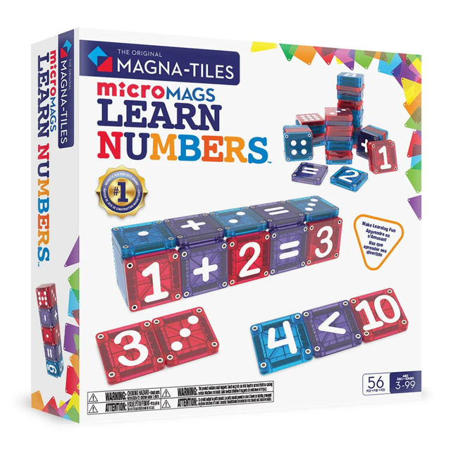 MAGNA-TILES®  MicroMAGS - Learn Numbers