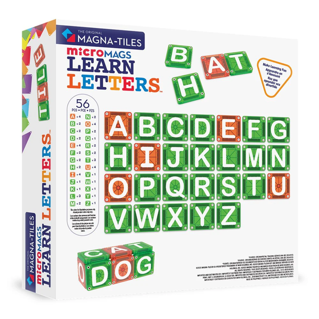 MAGNA-TILES®  MicroMAGS - Learn Letters