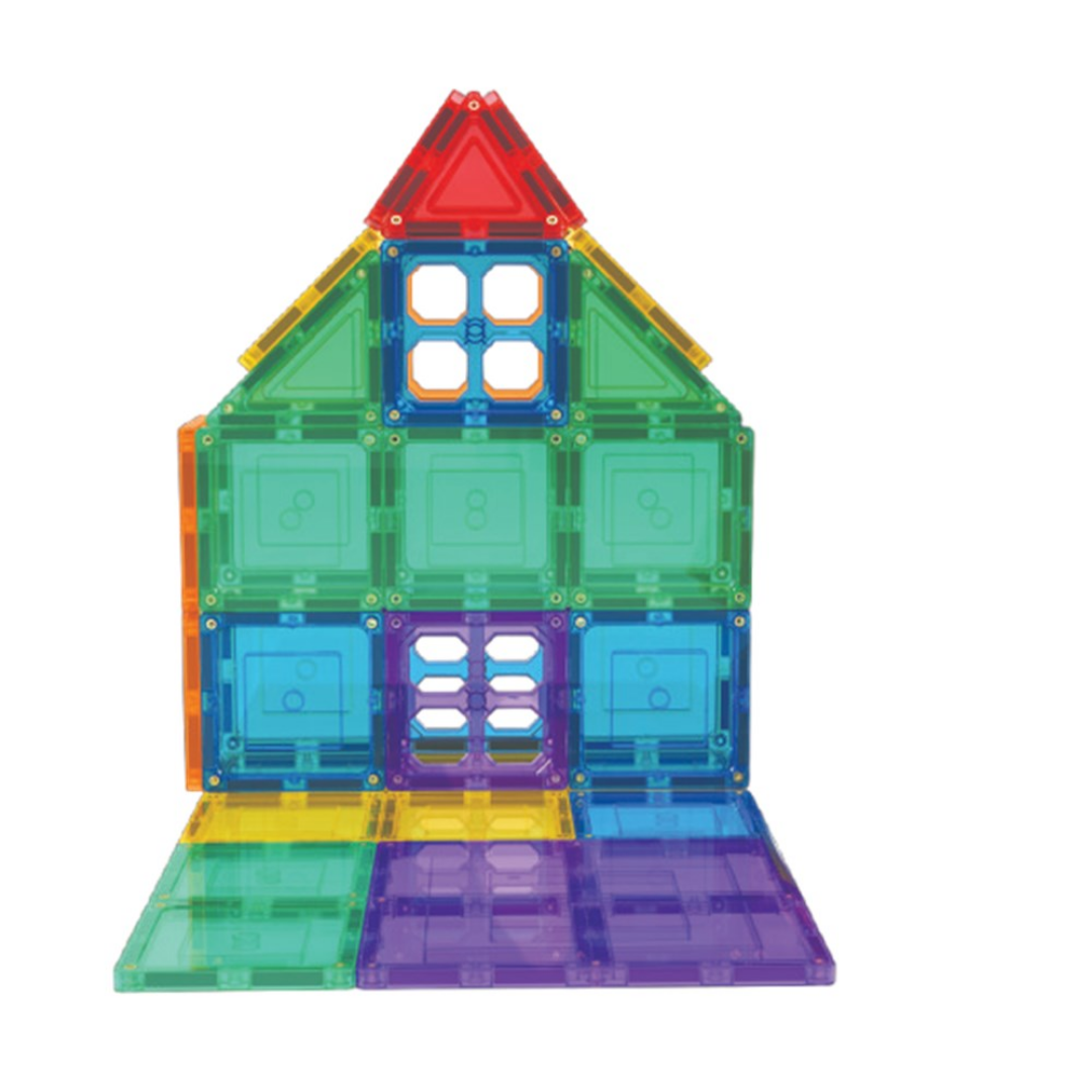Close-up detail of the TileTek 32 Piece Starter Set magnetic tiles