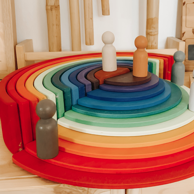 Large Wooden RAINBOW Semi Circles - July Pre Order Now Open