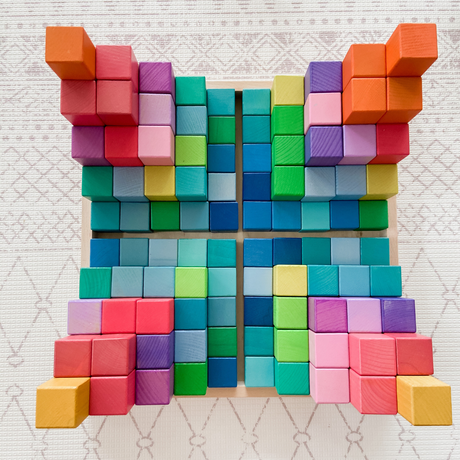 Rainbow Large Stepped Block Set - JULY PRE ORDER NOW OPEN