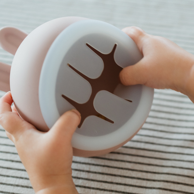 Silicone Non Slip Suction Bowl - Mauve