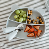 Bear Shaped Dinner Set Storm Grey