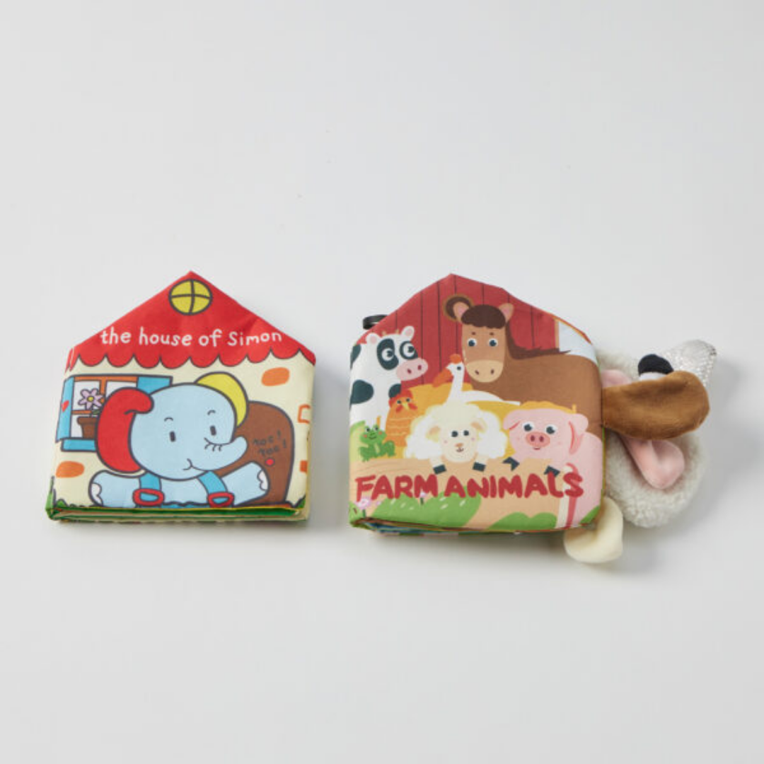 Farm Animals & House of Simon Fabric Books