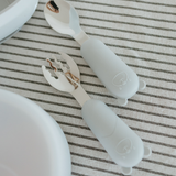 Bear Shaped Dinner Set Storm Grey