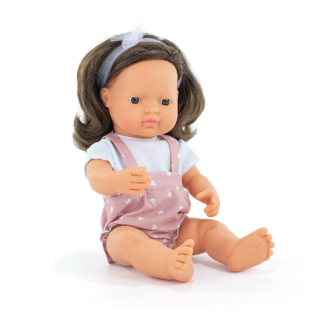 My Friends & Me Baby Doll Brown Hair Girl