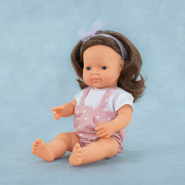 My Friends & Me Baby Doll Brown Hair Girl