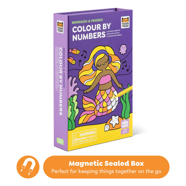 Colour by Numbers - Mermaids and Friends