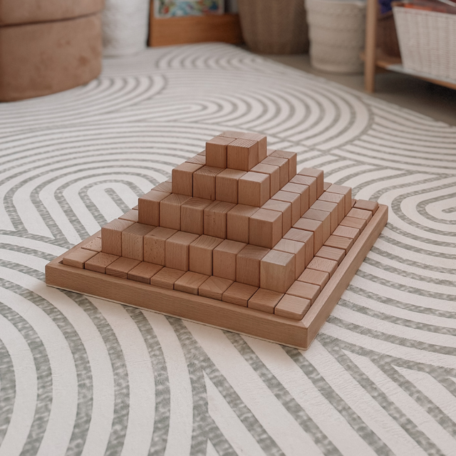 Large Stepped Block Pyramid - Natural