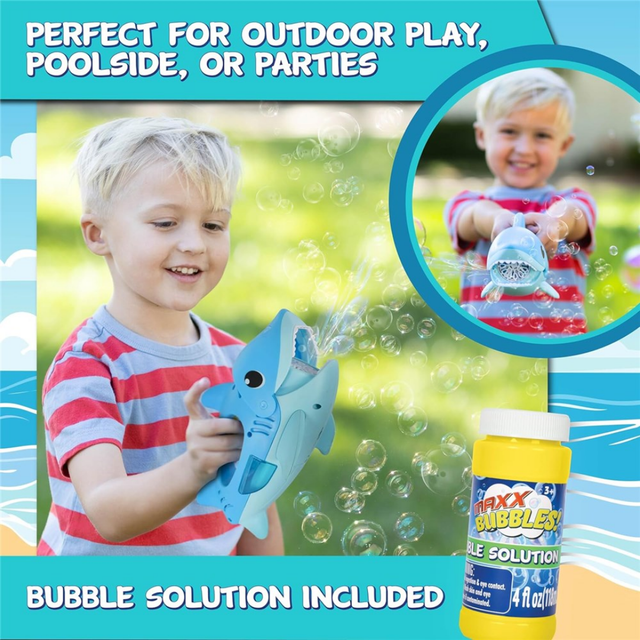 Handheld Shark Bubbler