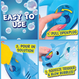 Handheld Shark Bubbler