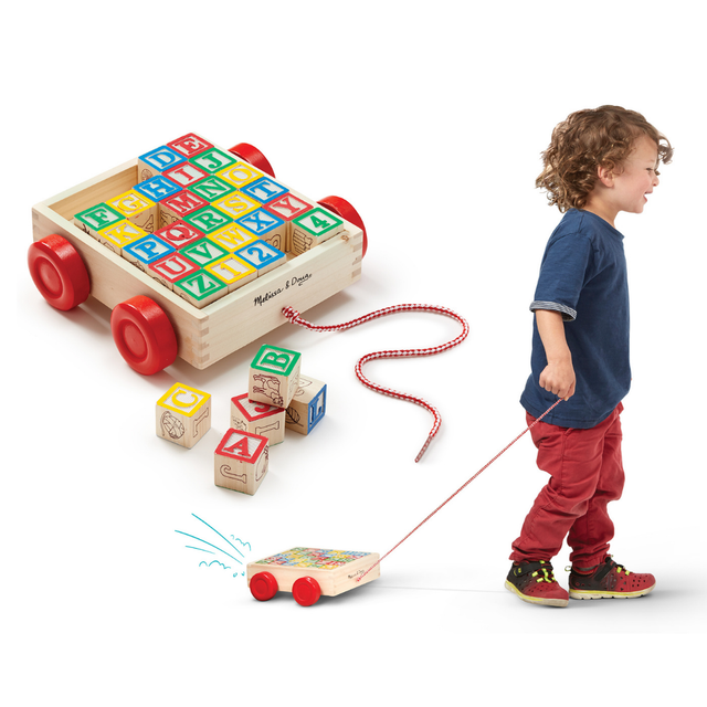 Classic ABC Block Cart