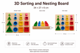3D Sorting and Nesting Board
