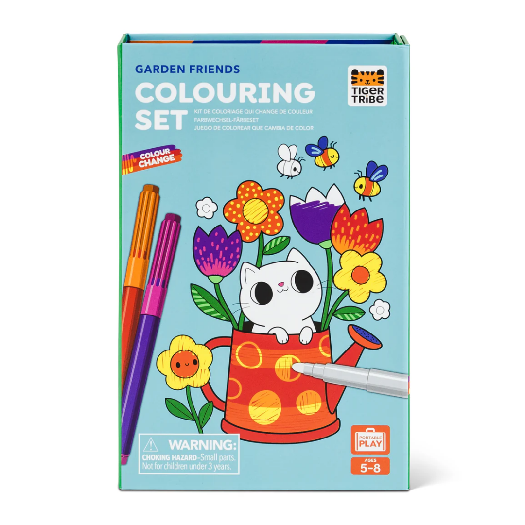 Colour Change Colouring Set - Garden Friends
