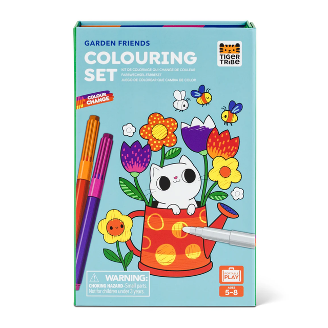 Colour Change Colouring Set - Garden Friends