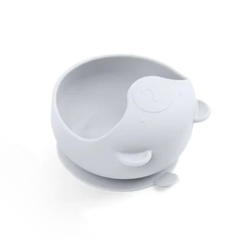 Silicone Bear Bowl Storm Grey
