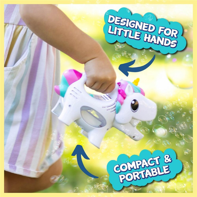 Handheld Unicorn Bubbler