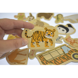 Fridge Magnets Zoo Animals