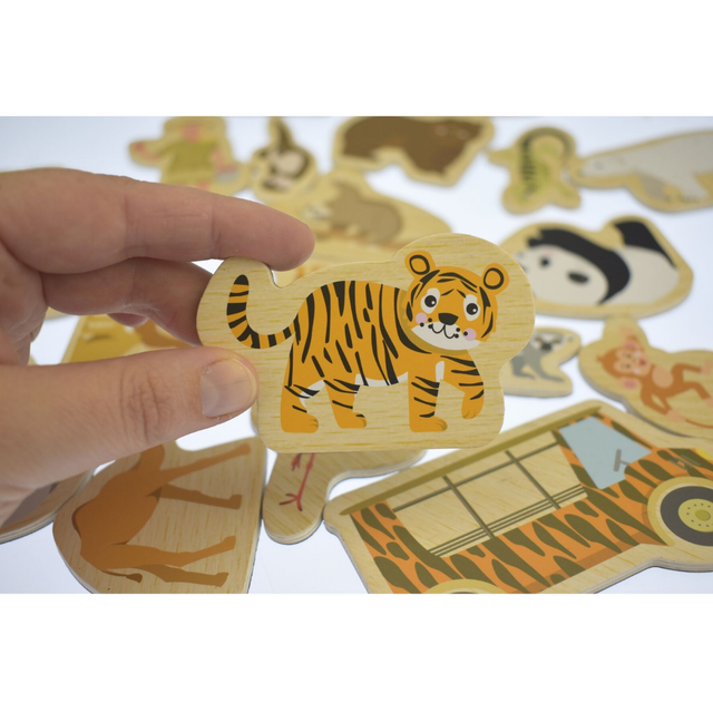 Fridge Magnets Zoo Animals