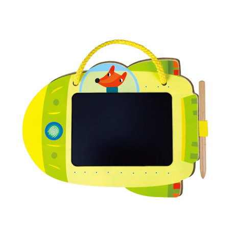 Avenir LCD Artidoodle Board - Spaceship shown from the side